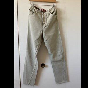 Dr. Collectors Ecru Jeans // Small // Made in USA